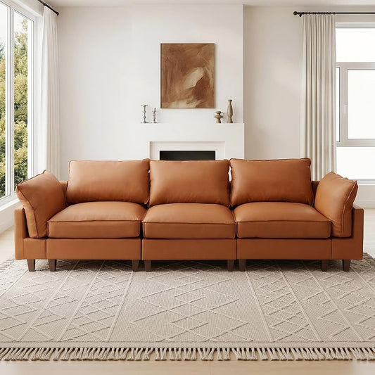 Berk Furniture Outlet Modular Sectional Couch Oversized Cloud Couch 3 Seat L Shaped Sofa