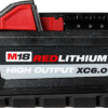 Milwaukee 48-11-1865 M18 REDLITHIUM HIGH OUTPUT XC 6 Ah Lithium-Ion Battery