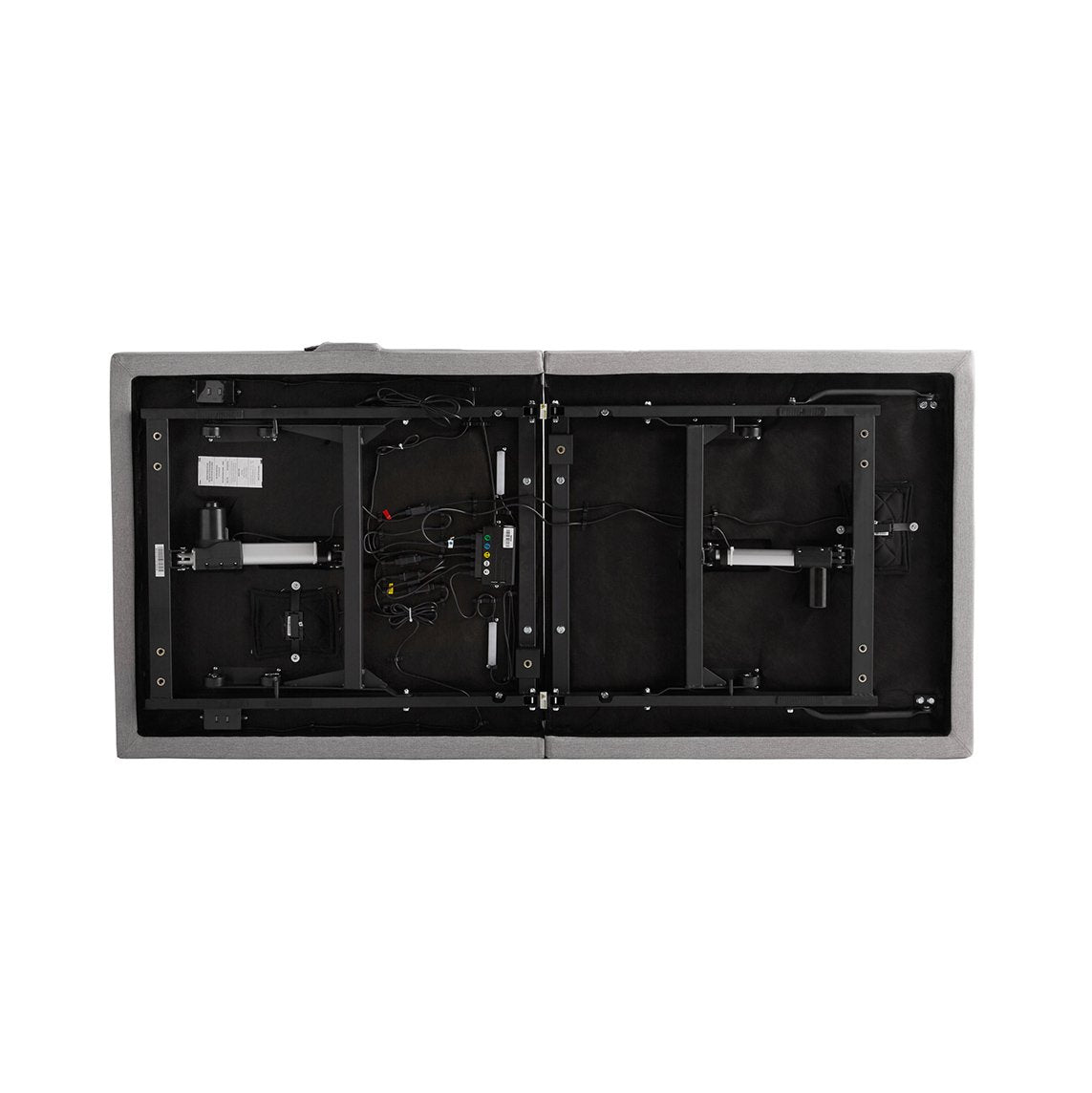 Malouf Structures™ M555 Smart Adjustable Bed Base – 5 Preset Positions including Zero Gravity, Advanced Vibrational Massage, and Bluetooth App Control - Floor Model