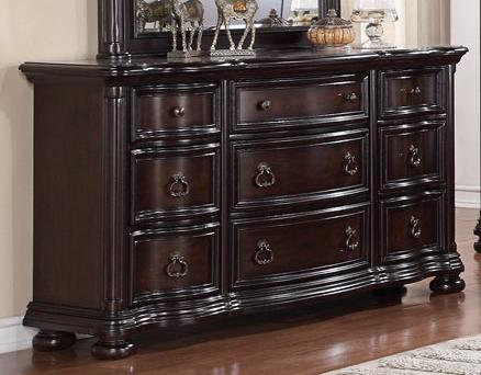 McFerran Home Furnishing B367 Brown Wood Bedroom Set