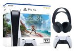 Sony PS5 PlayStation 5 Blu-ray Console with Horizon Forbidden West Game + PULSE 3D Wireless Headset Bundle – 1000032115/1000032000