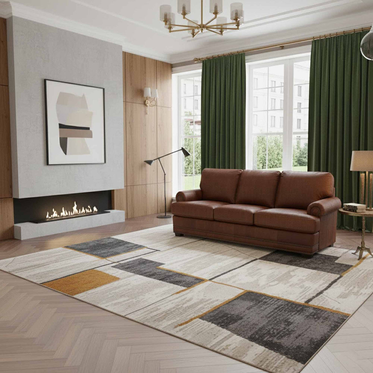 Gunner Leather Sofa