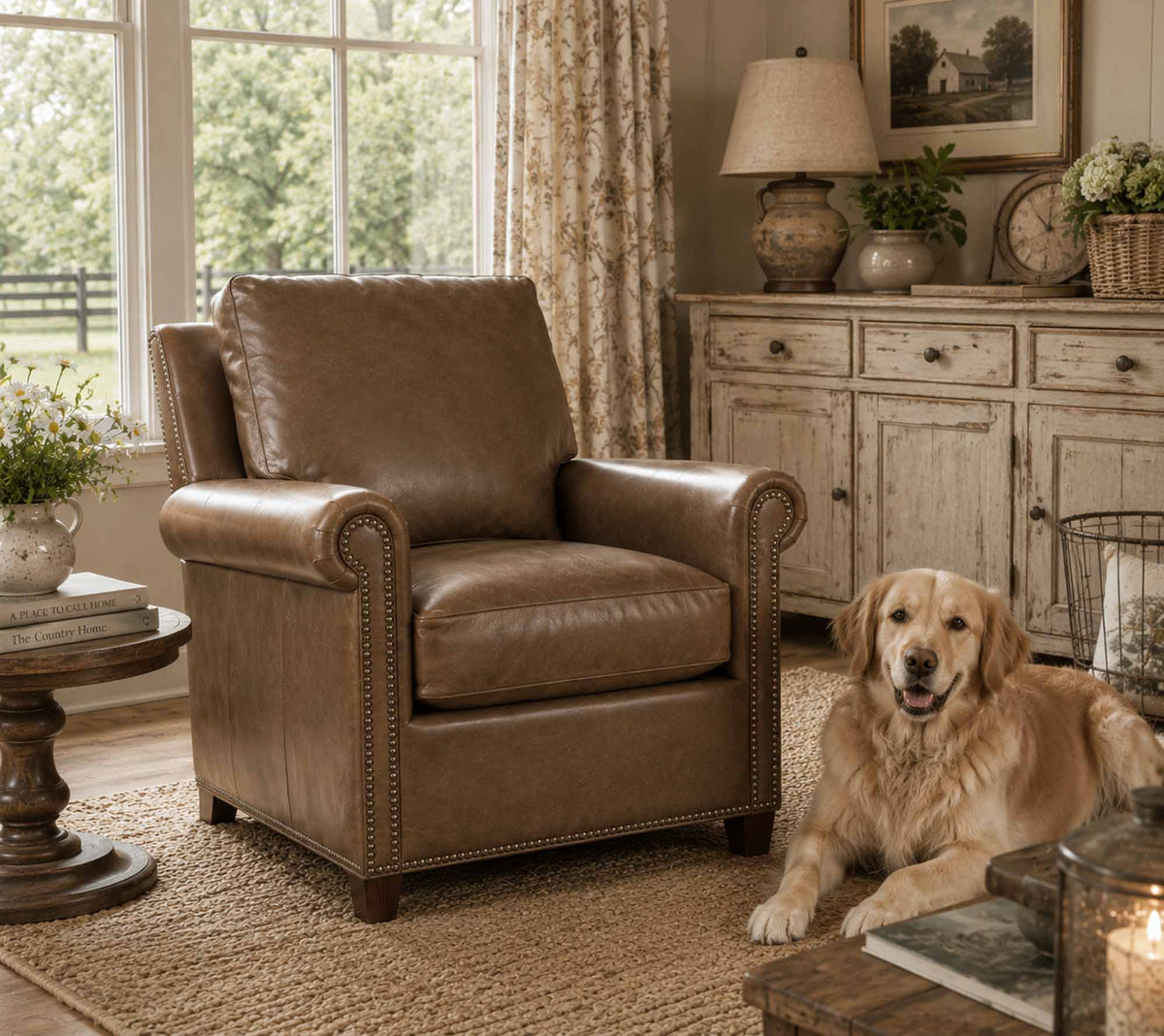 Rita Leather Chair