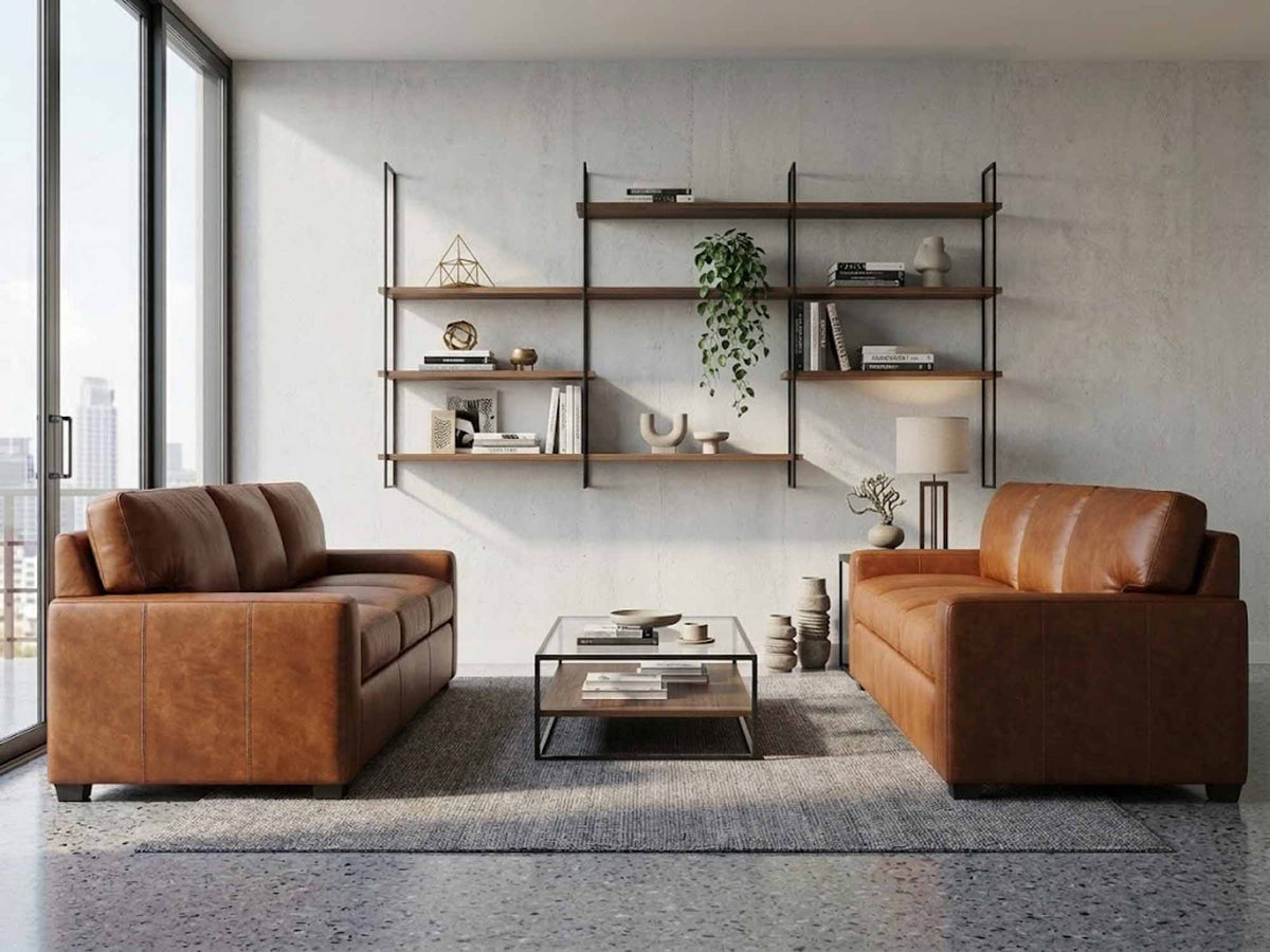 Bayview Leather Sofa