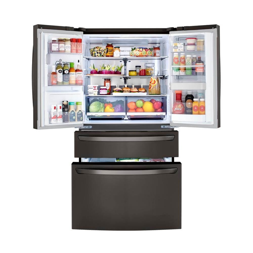 LG 30 Cu. Ft. French Door Refrigerator, 36-Inch Wide, Stainless Steel – UK Fast Gas
