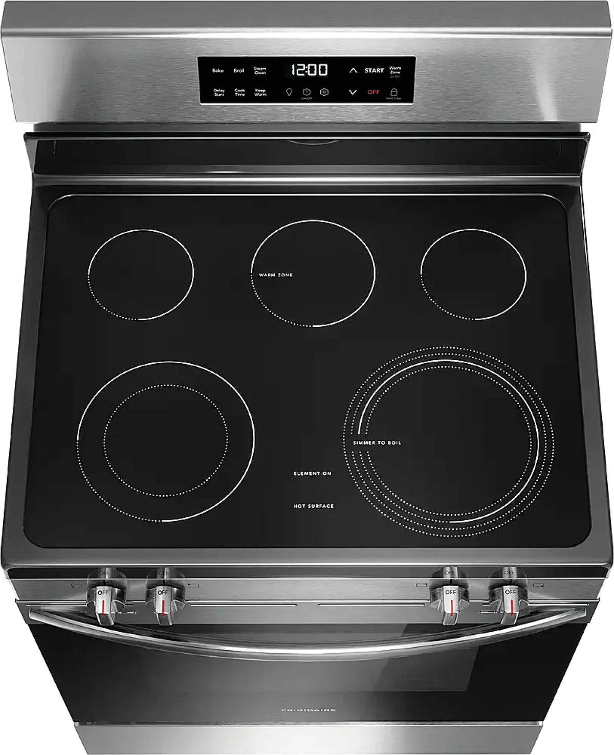 Frigidaire FCRE3062AS 30-inch Freestanding Electric Range with EvenTemp, Stainless Steel