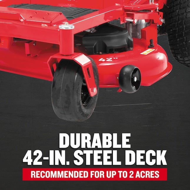CRAFTSMAN Z5200 | 42 in Gas Zero-Turn Riding Lawn Mower | 20HP Kohler 7000 Twin-Cylinder Engine | High Back Seat (17RRFACS093)