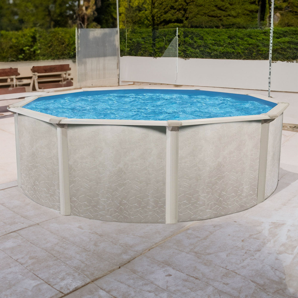 Aquarian Phoenix 21' x 52" Steel Frame Above Ground Swimming Pool Kit with Pump image 5