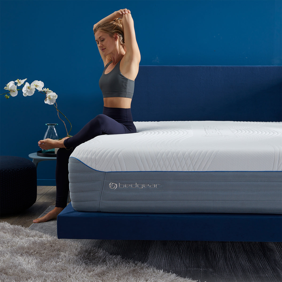Bedgear H6 Hybrid Performance Mattress - Cooling Memory Foam & Innerspring