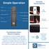 The Sideline 40 Inch Recessed Smart Electric Fireplace 80027 feature graphic 1