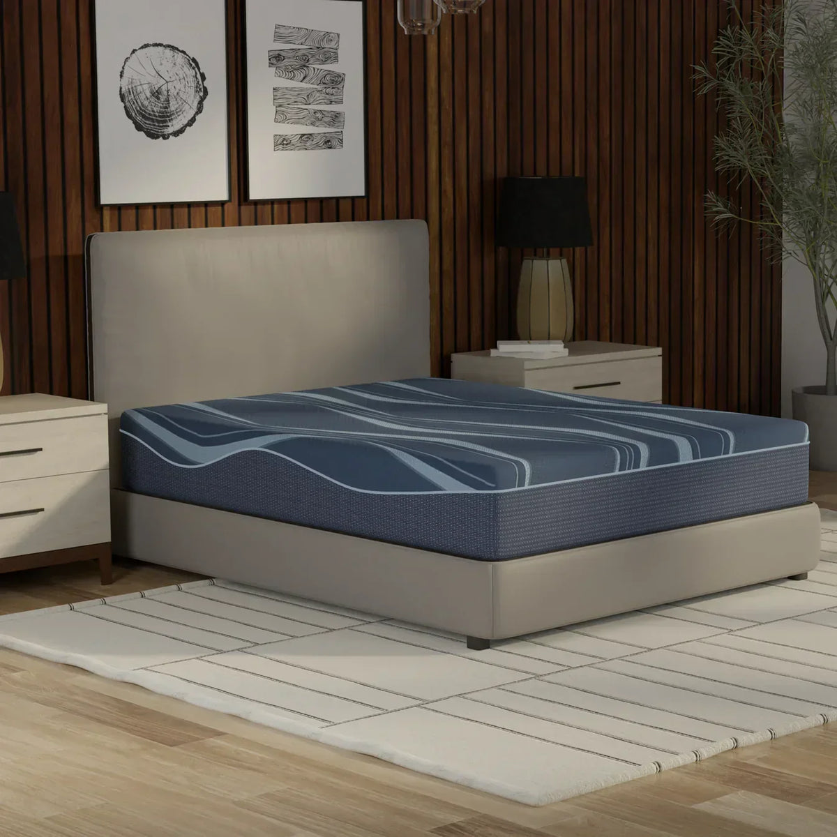 Bedplanet 12” ActiveAlign Copper Gel Mattress – Zoned Support & Sports Recovery