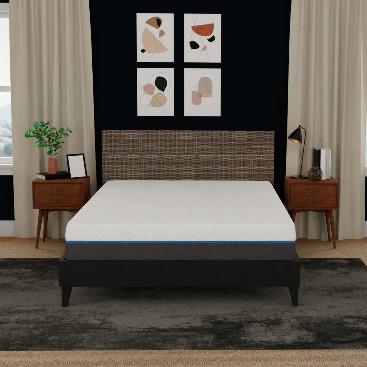 Bedplanet 12" Gel Plush Memory Foam Mattress – 7-Layer Cooling & Edge Support