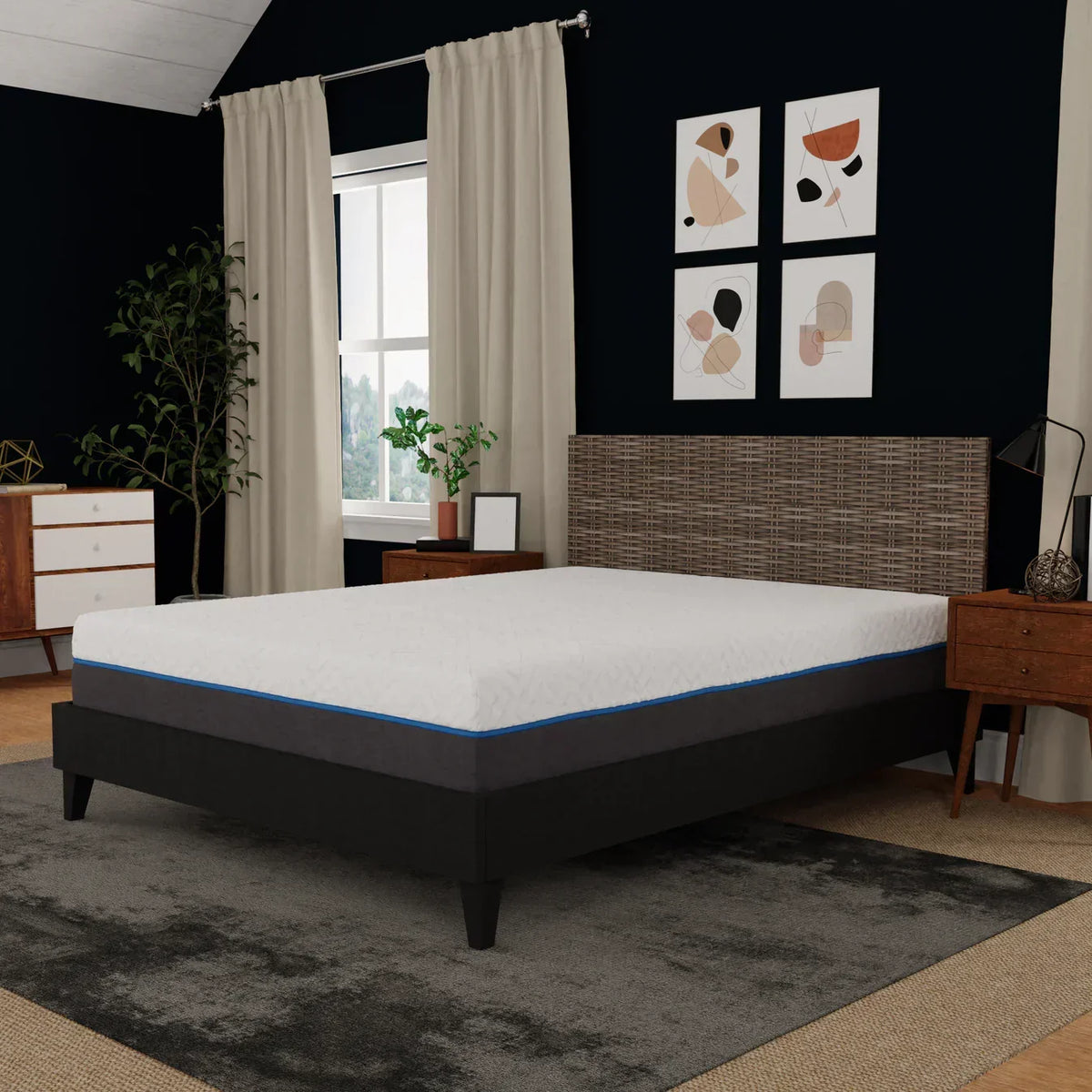 Bedplanet 12" Gel Plush Memory Foam Mattress – 7-Layer Cooling & Edge Support