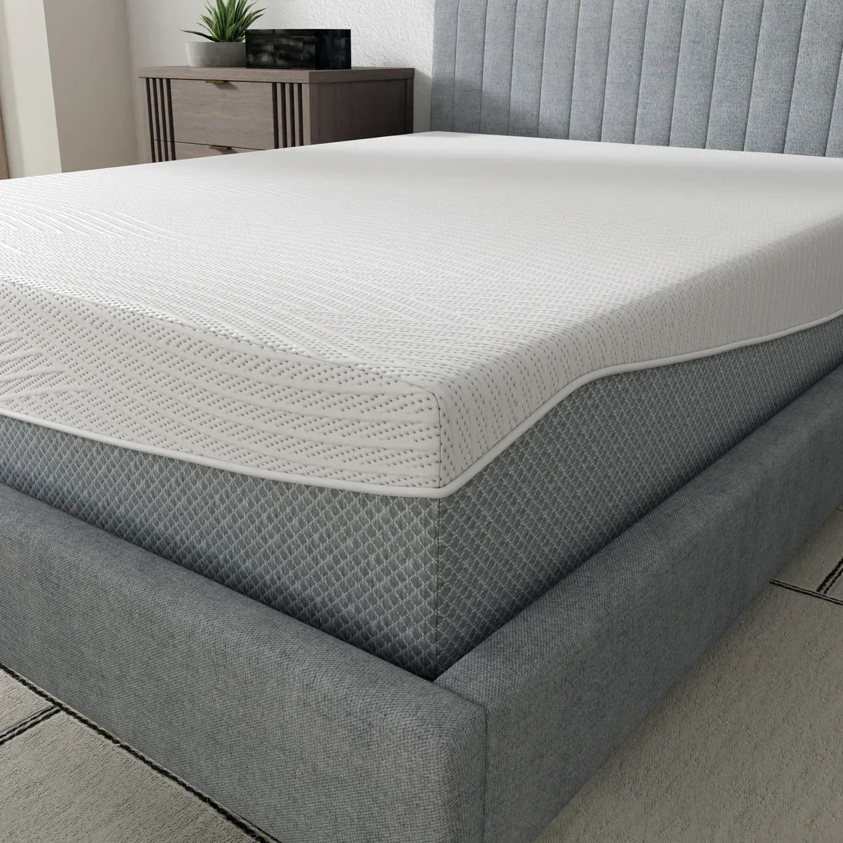 Bedplanet 12” EcoCore Hybrid Mattress – Soy-Based Foam & Pocketed Coils