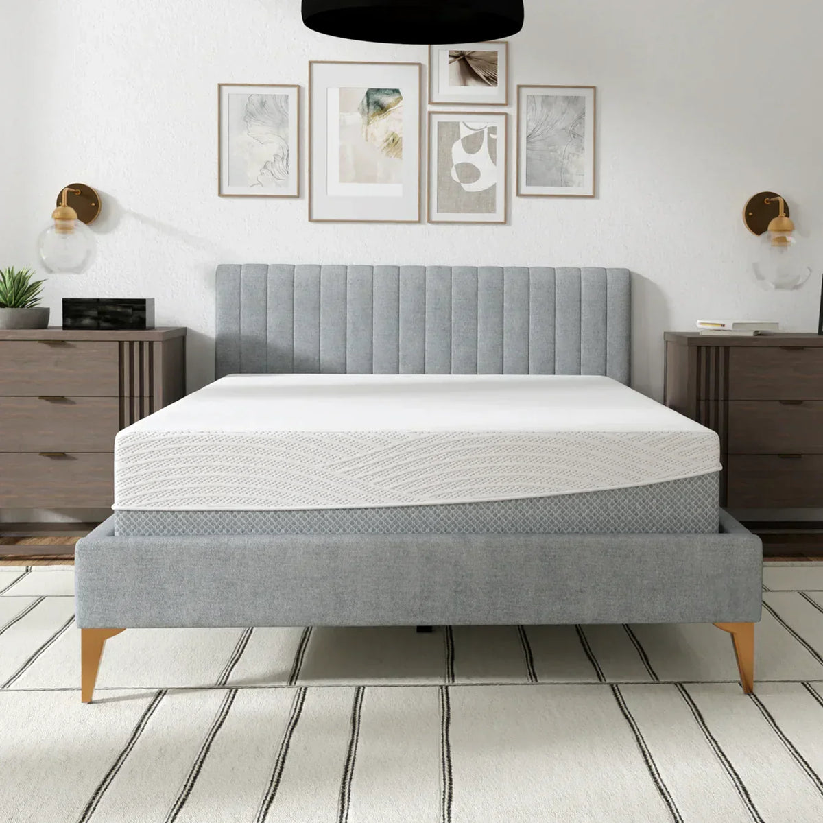 Bedplanet 12” EcoCore Hybrid Mattress – Soy-Based Foam & Pocketed Coils