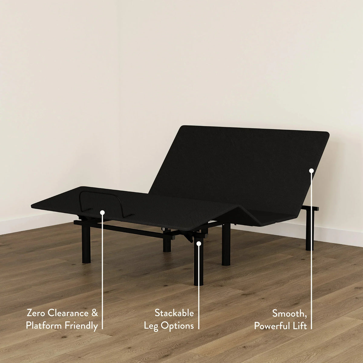 Rize Plus Adjustable Bed Base - Dual Motor Head & Foot Tilt