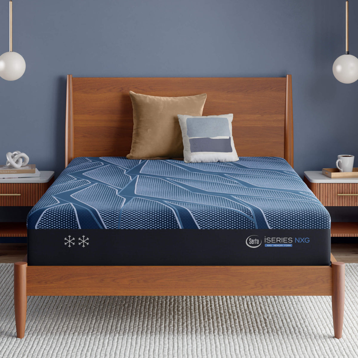 Serta iSeries NXG 2500 Plush Mattress - Contouring Cooling Foam Core Support