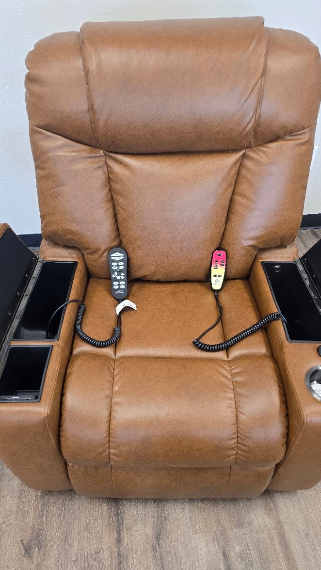 UltraComfort Rhodes UC472 Lift Chair Recliner – Open Box Floor Model Special (Tan)
