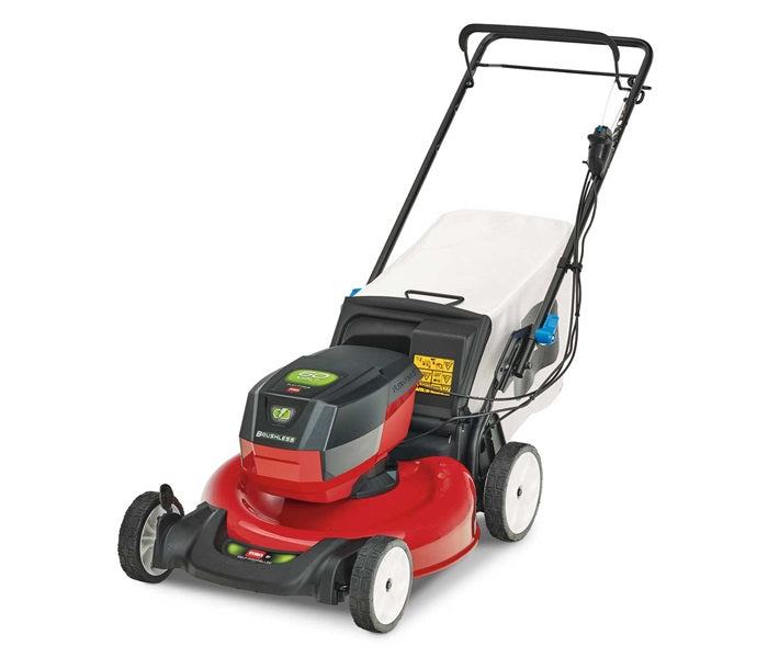 21 in. Recycler SmartStow 60-Volt Lithium-Ion Brushless Cordless Battery Walk Behind Mower RWD 5.0 Ah w/ Battery&amp;Charger