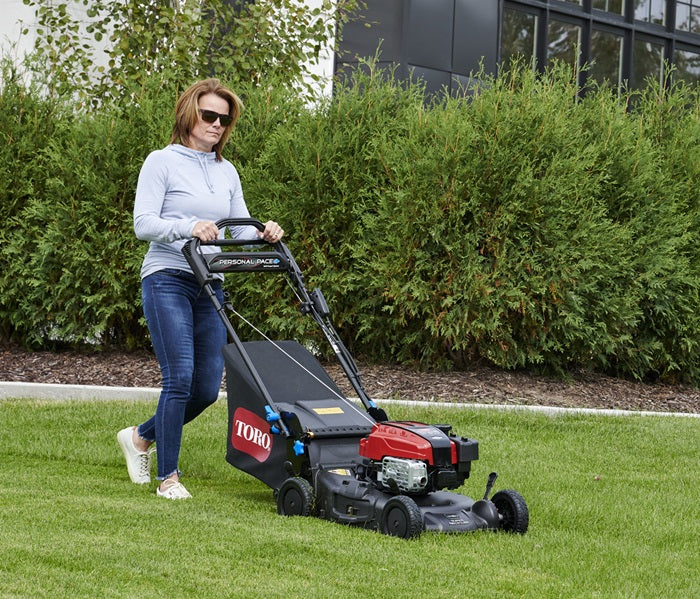21 in. Super Recycler Personal Pace SmartStow 190cc Briggs&amp;Stratton Electric Start Self Propelled Walk Behind Lawn Mower