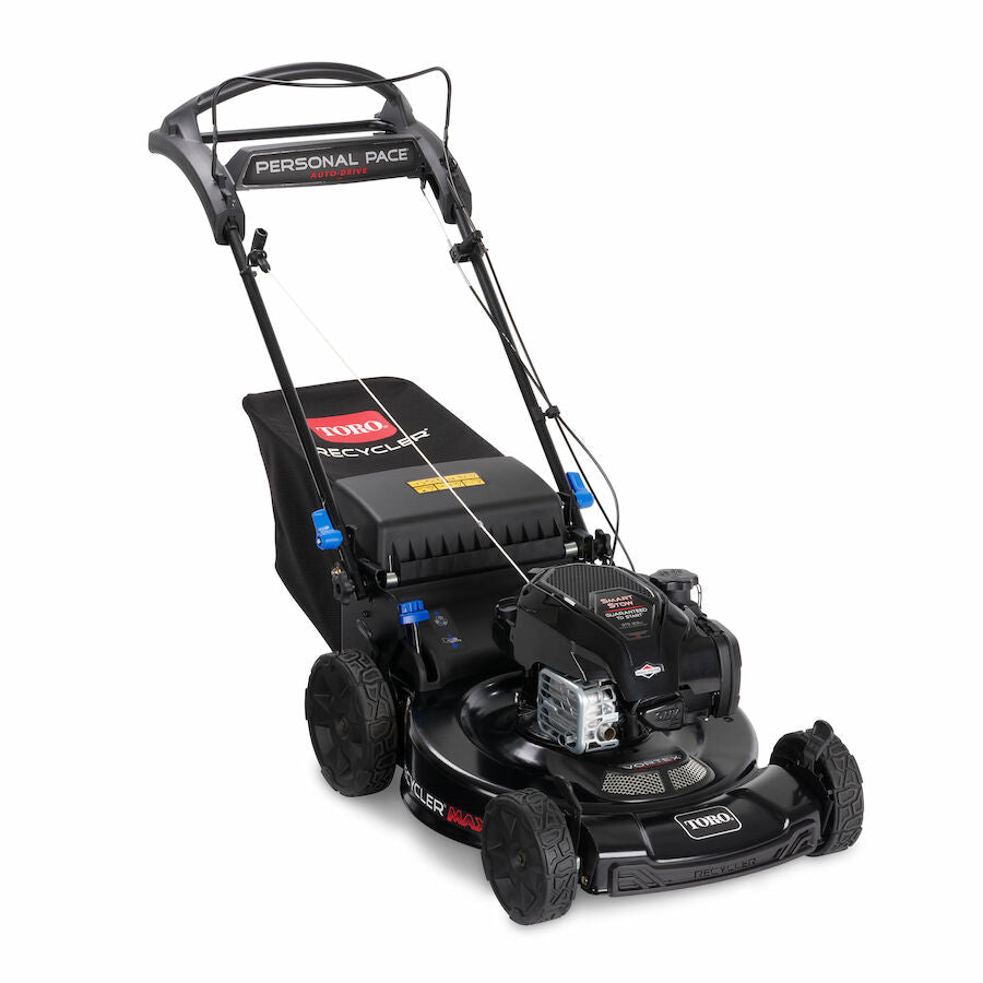 Toro Recycler Max Mower 163cc Briggs Engine Personal Pace with Smart Stow (22")