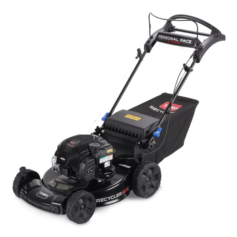 Toro Recycler Max Mower 163cc Briggs Engine Personal Pace with Smart Stow & Spin-Stop