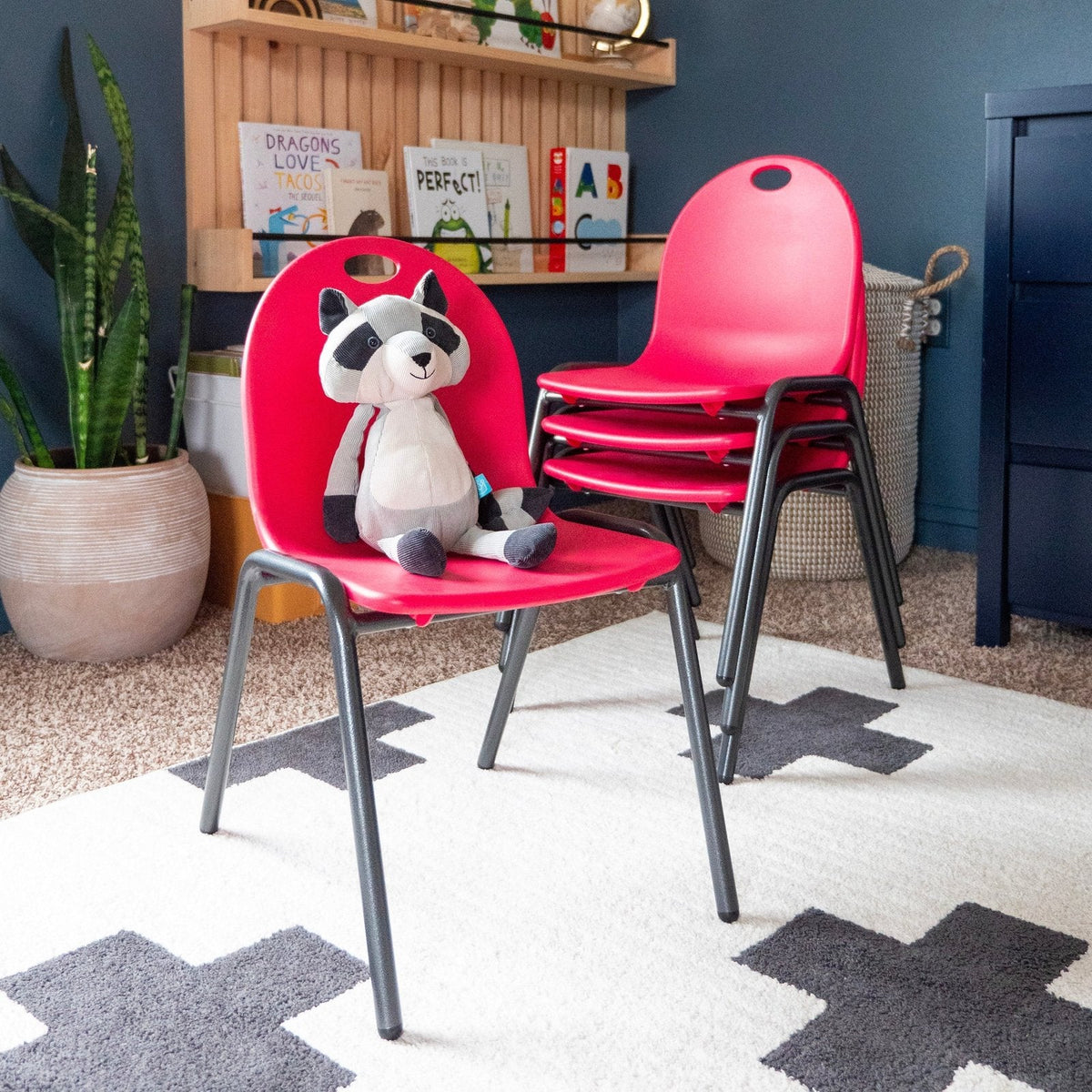 Kid's Stacking Chairs-4 Pack