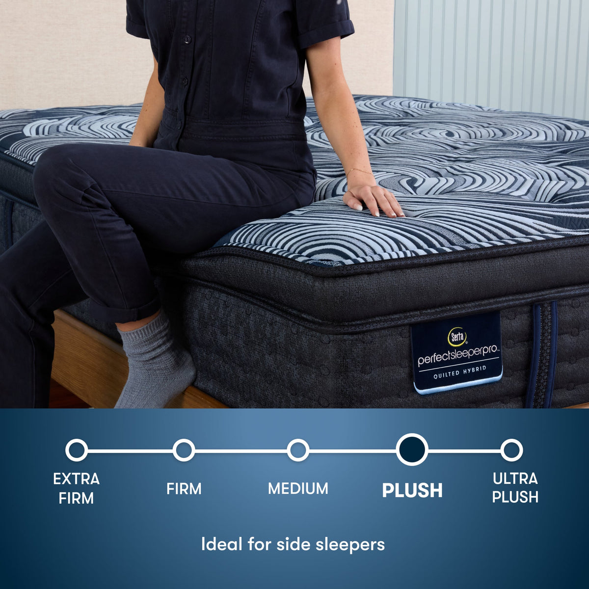 Serta Perfect Sleeper Pro Valais 15" Plush Pillow Top Mattress