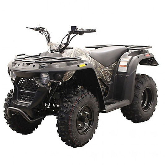 Youth MSA150 ATV – Camo 150cc Utility Quad Bike with Front & Rear Cargo Racks, Off-Road All-Terrain ATV
