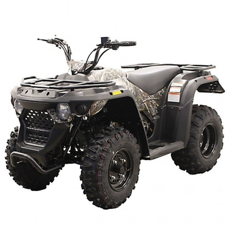 Youth MSA150 ATV – Camo 150cc Utility Quad Bike with Front & Rear Cargo Racks, Off-Road All-Terrain ATV
