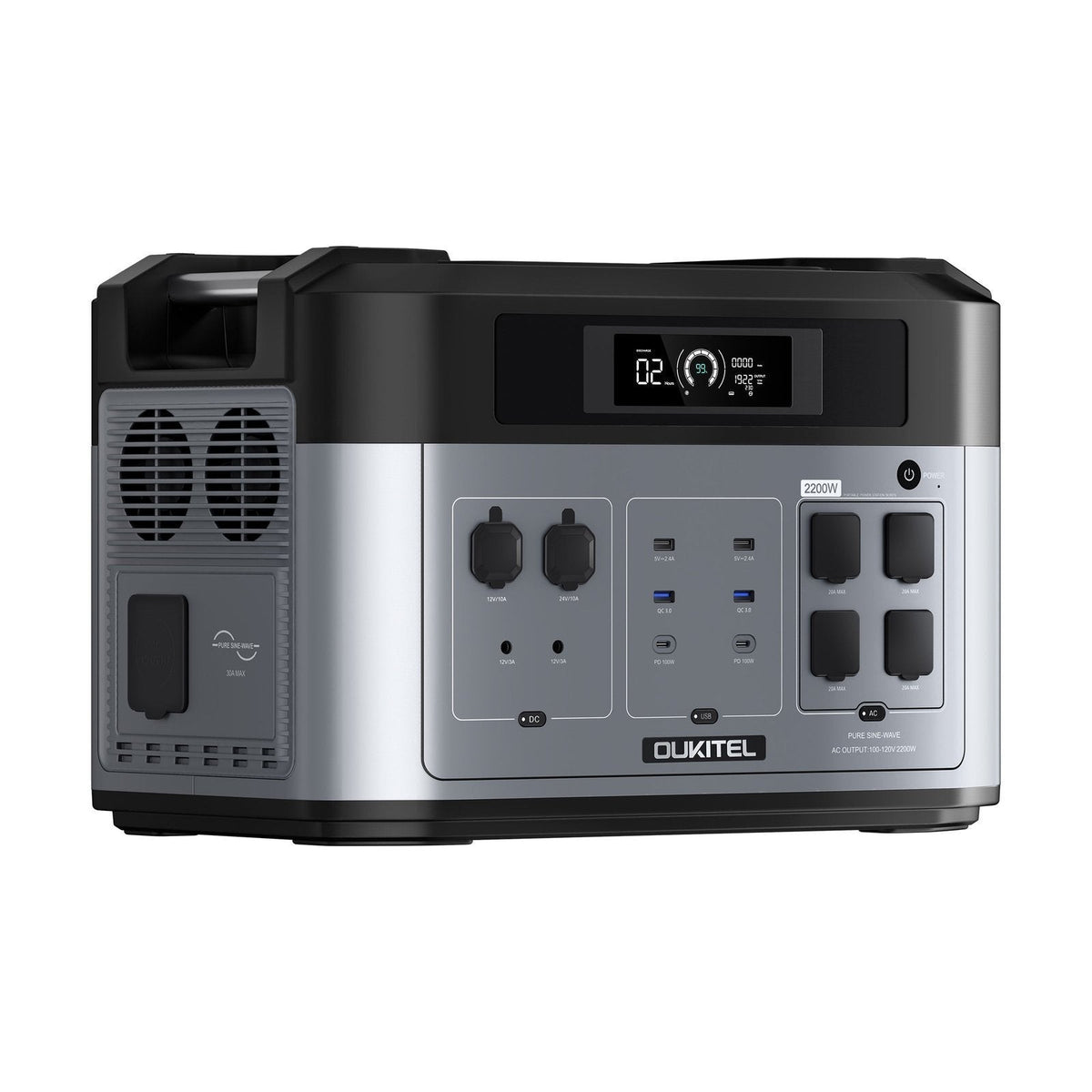 OUKITEL BP2000+400W Solar Generator