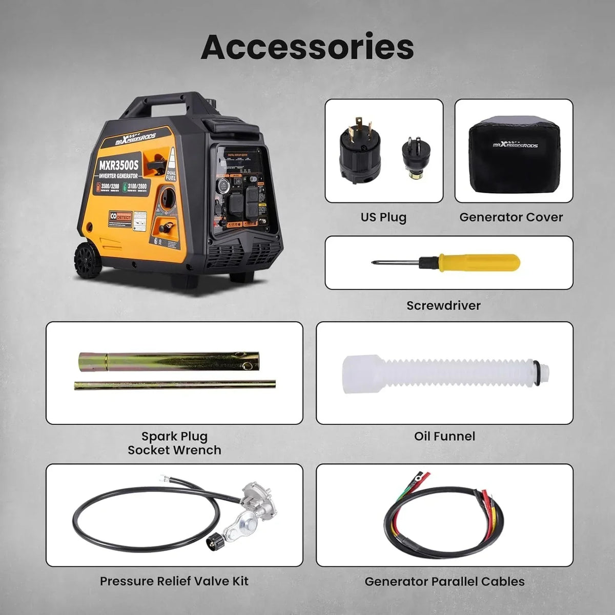 Maxpeedingrods 3500 Watt Portable Super Quite Electric Machines.