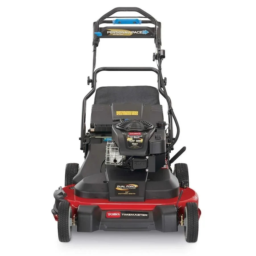 Toro TimeMaster 30″ Personal Pace Gas Lawn Mowers.