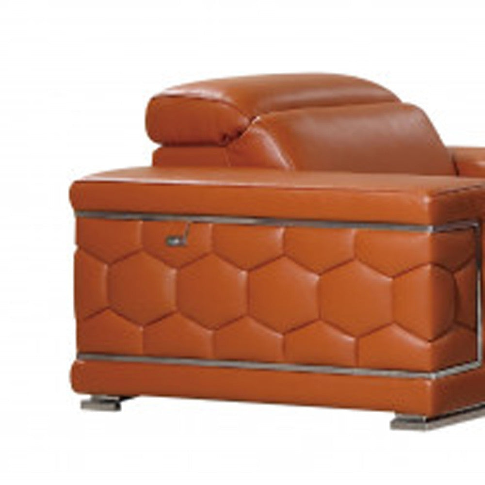 Monaco Leather Seating Set – Camel