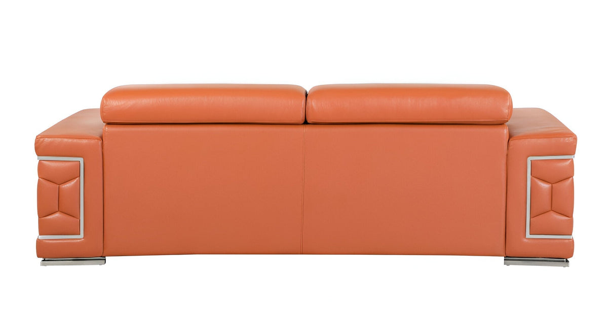 Monaco Leather Sofa – Camel