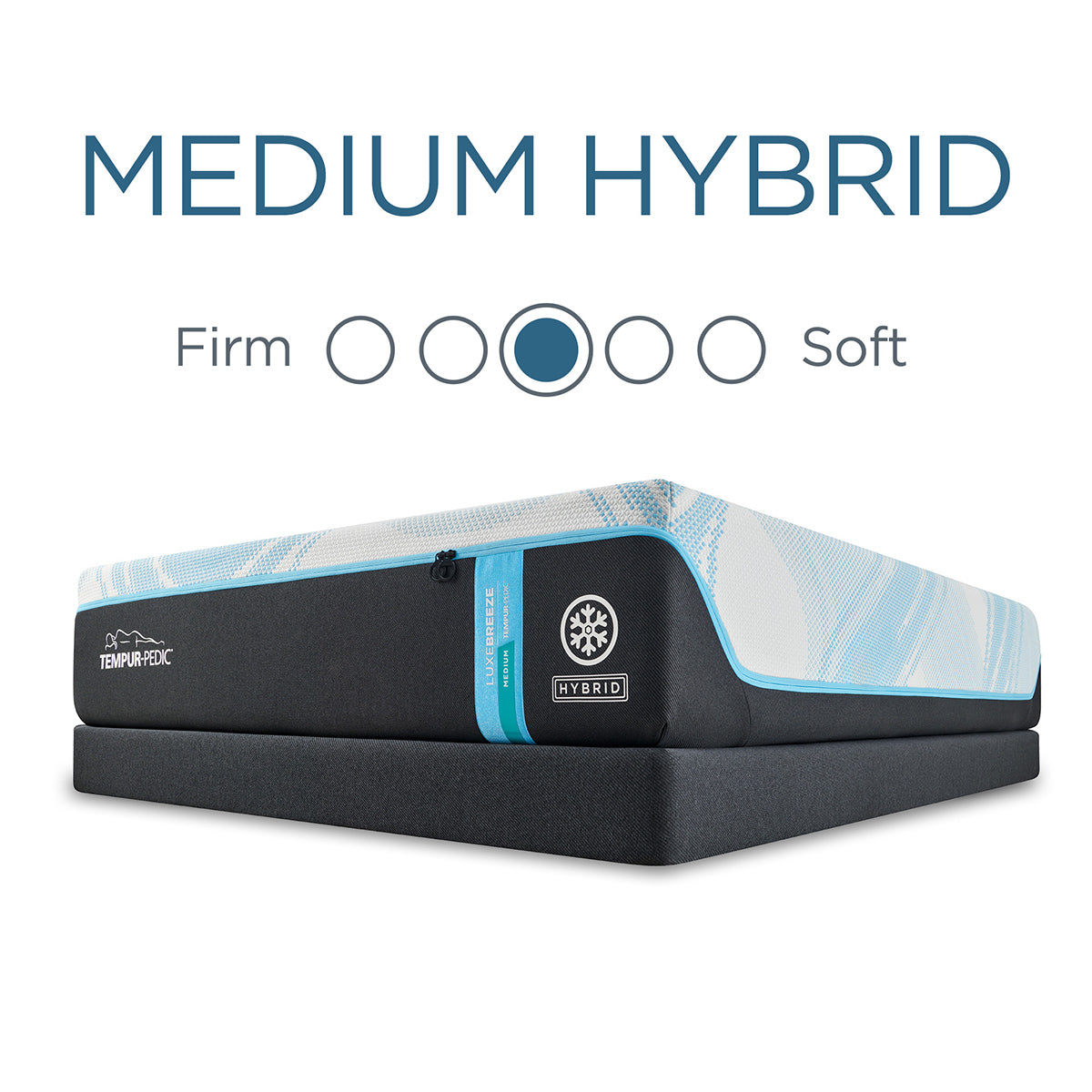 Tempur-Pedic TEMPUR-LuxeBreeze Medium Hybrid 13-Inch Mattress