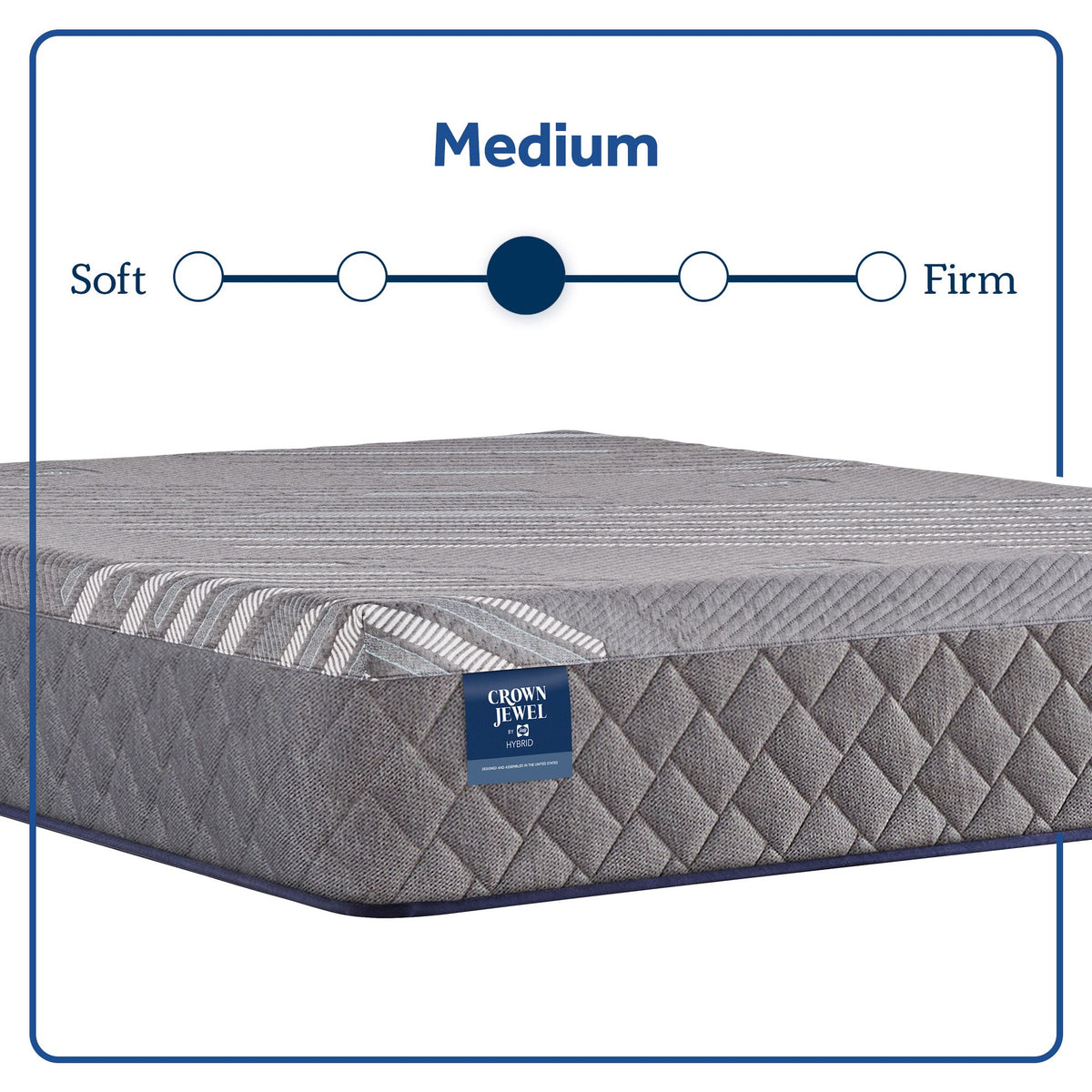 Sixth & Park Medium Hybrid 12" Mattress