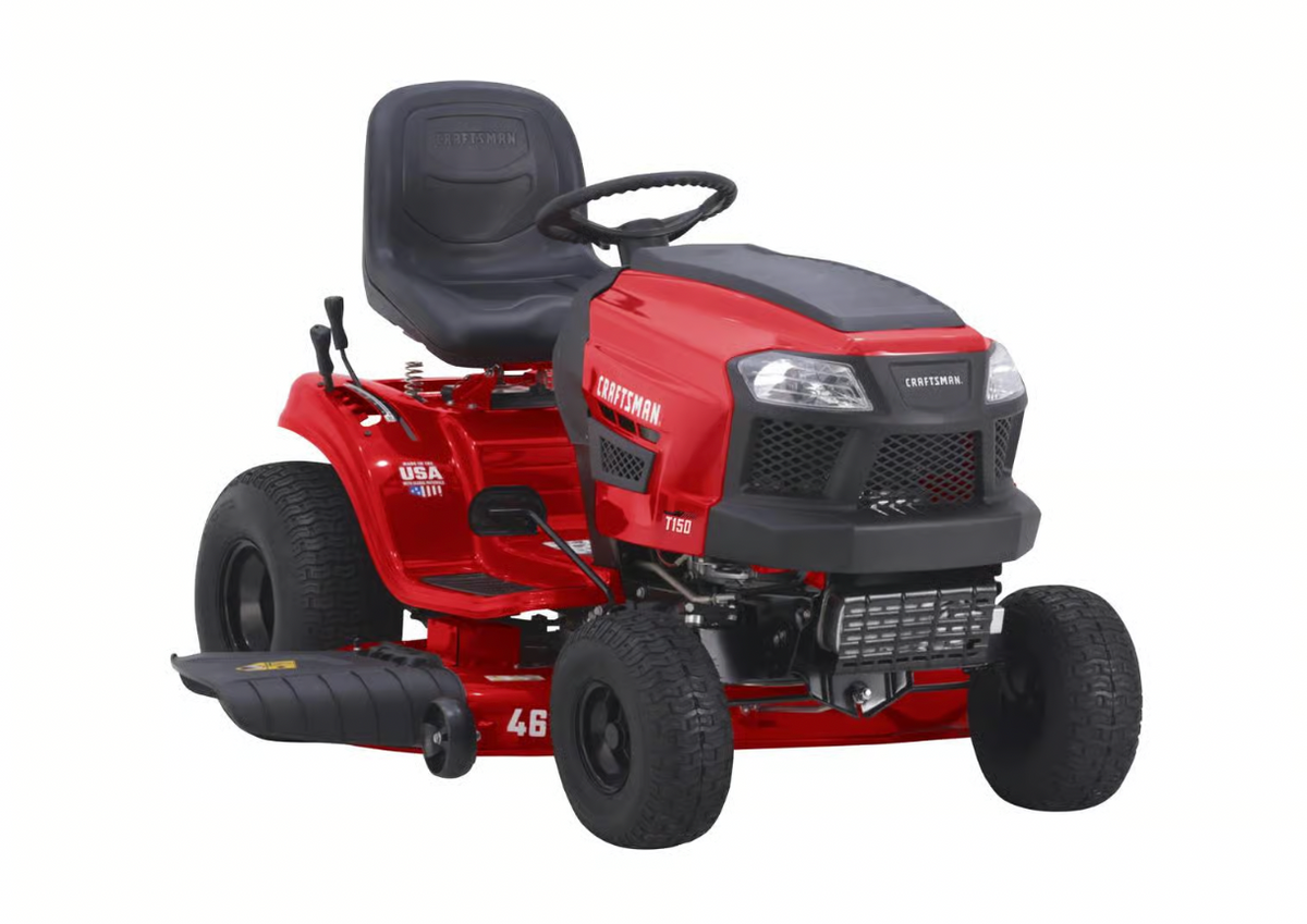 Craftsman T150 Gas Lawn Tractor | 46-in | 540cc | 19HP Briggs and Stratton Engine | Turn Tight Technology | In-Store Exclusive