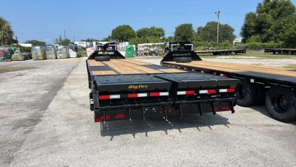 Big Tex 22GN Tandem Dual Gooseneck Trailer with Mega Ramps – 35D5A-MRBK