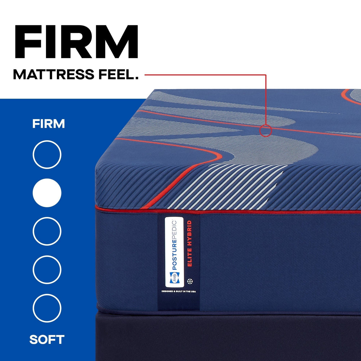 Sealy Posturepedic Elite Hybrid Brenham II 14" Firm Mattress