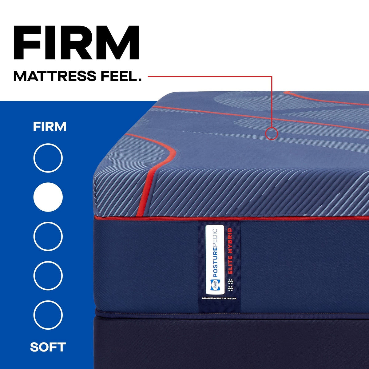 Sealy Posturepedic Elite Hybrid High Point II 14" Firm Mattress