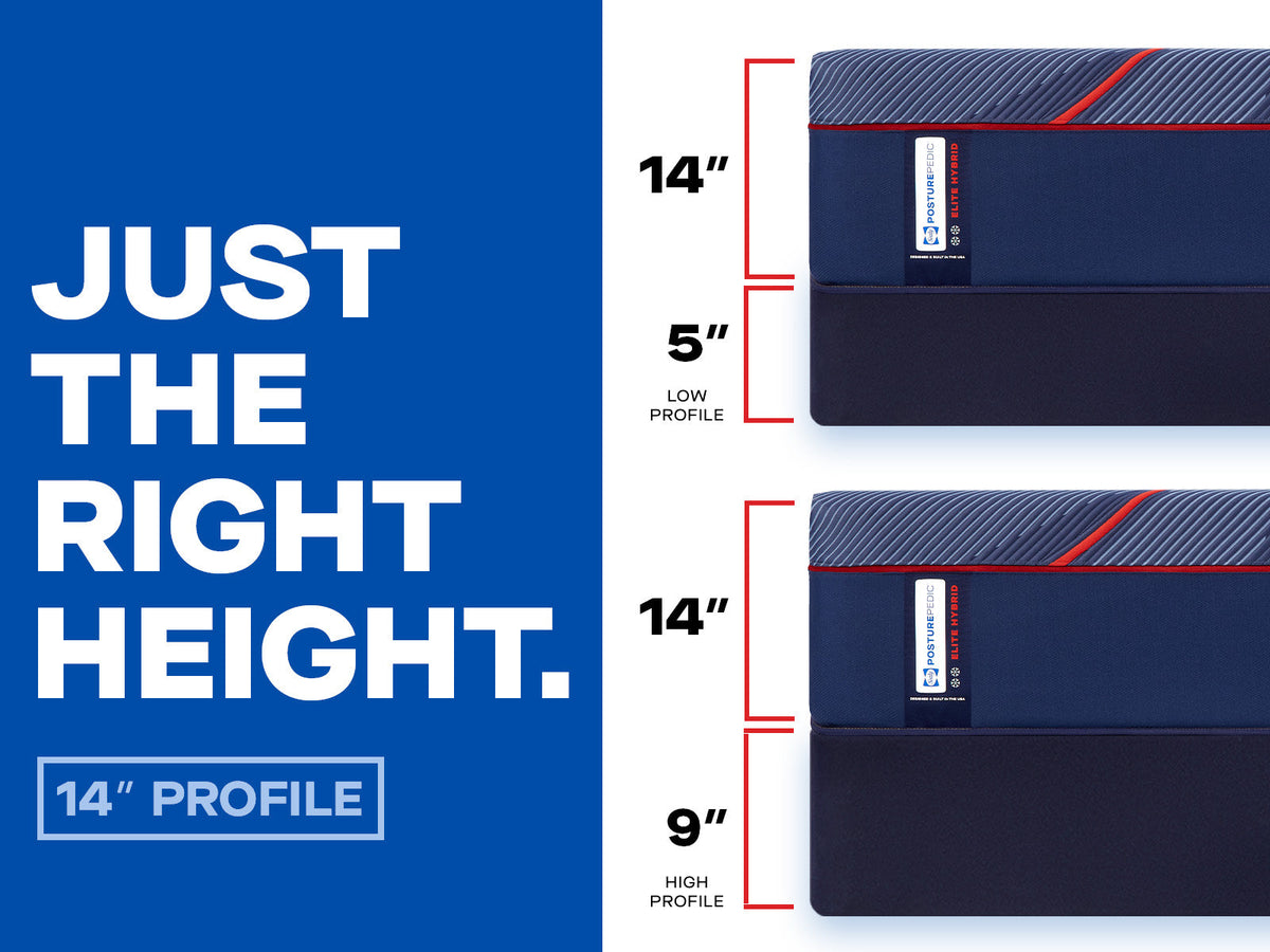 Sealy Posturepedic Elite Hybrid High Point II 14" Soft Mattress