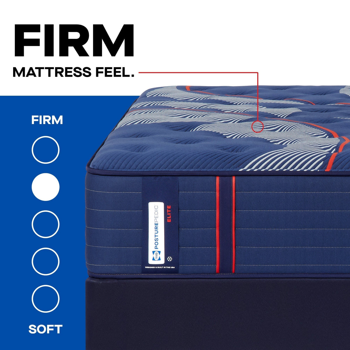 Sealy Posturepedic Elite Spring Albany II 14" Firm Tight Top Mattress