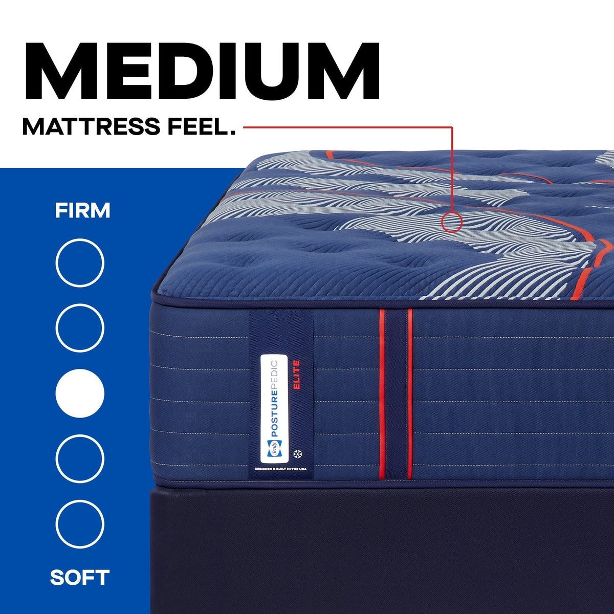 Sealy Posturepedic Elite Spring Brenham II 15" Medium Tight Top Mattress