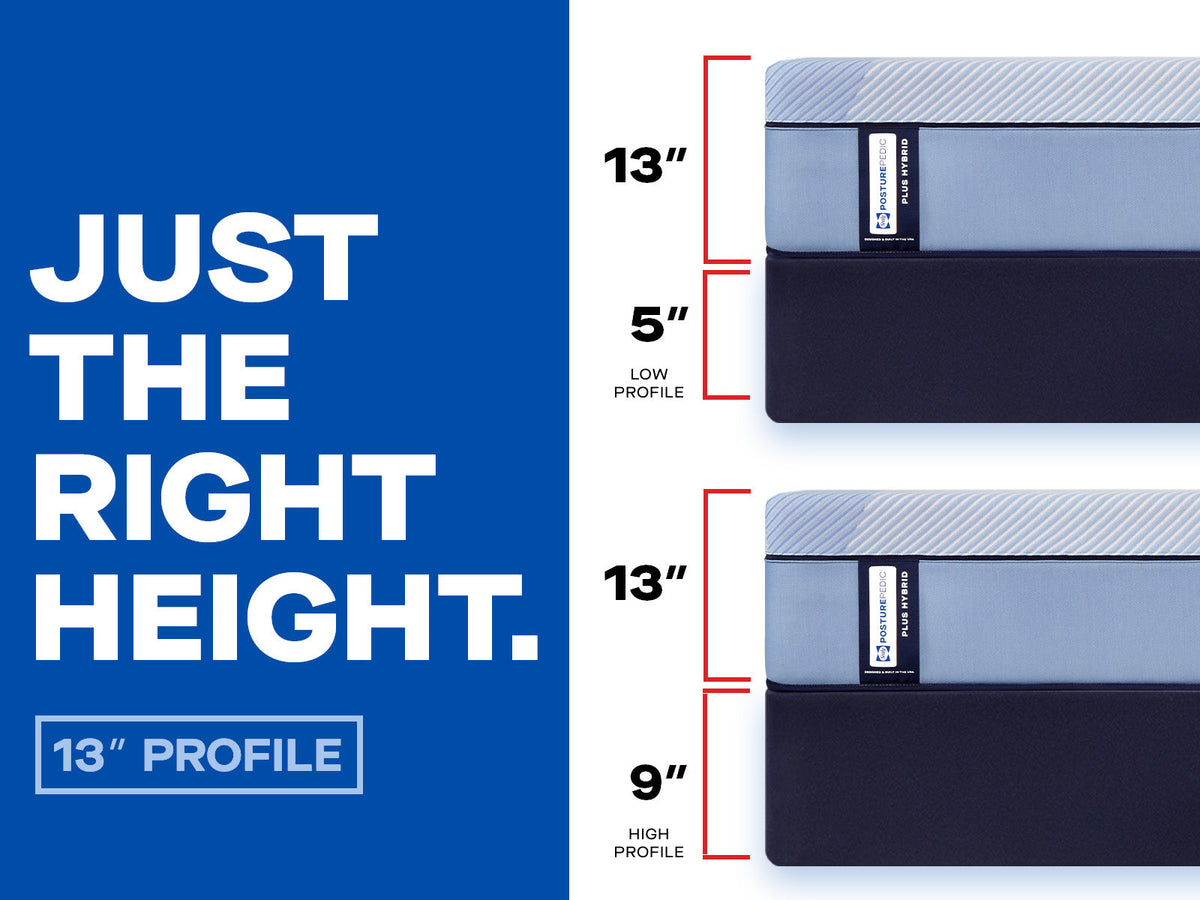 Sealy Posturepedic Plus Paterson II 13" Soft Hybrid Tight Top Mattress