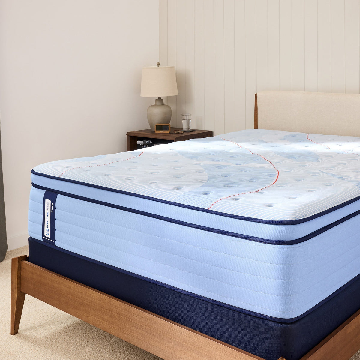 Sealy Posturepedic Plus Spring Paterson II 15" Firm Euro Pillowtop Mattress