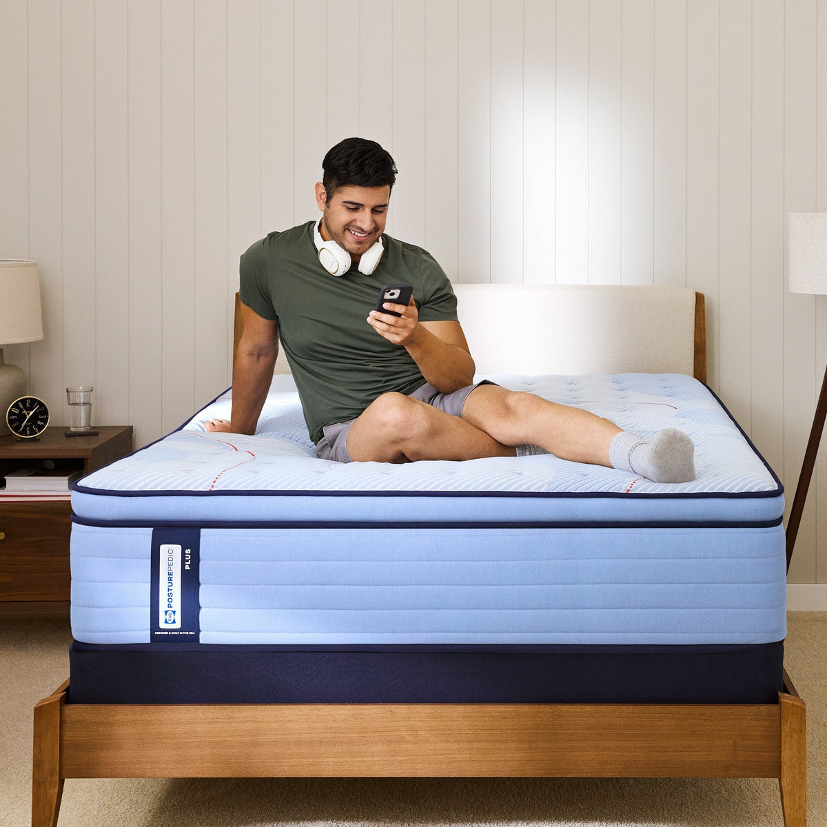Sealy Posturepedic Plus Spring Paterson II 15" Firm Euro Pillowtop Mattress