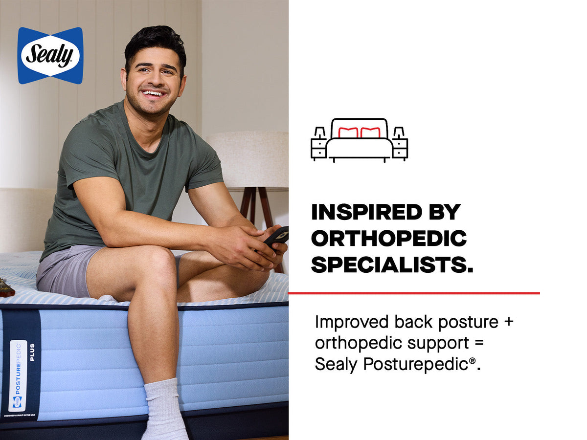 Sealy Posturepedic Plus Spring Paterson II 15" Medium Euro Pillowtop Mattress