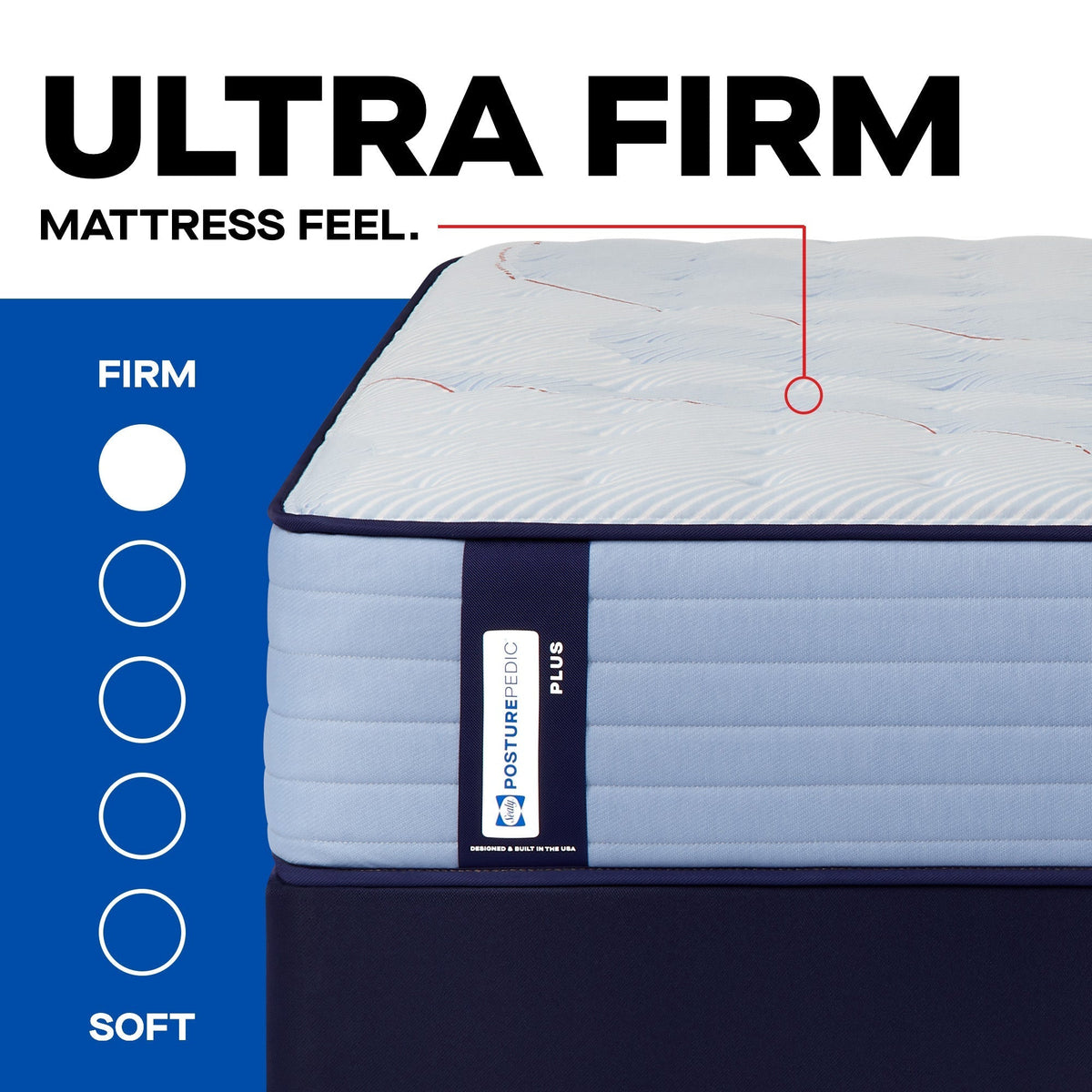 Sealy Posturepedic Plus Spring Paterson II 13" Ultra Firm Tight Top Mattress