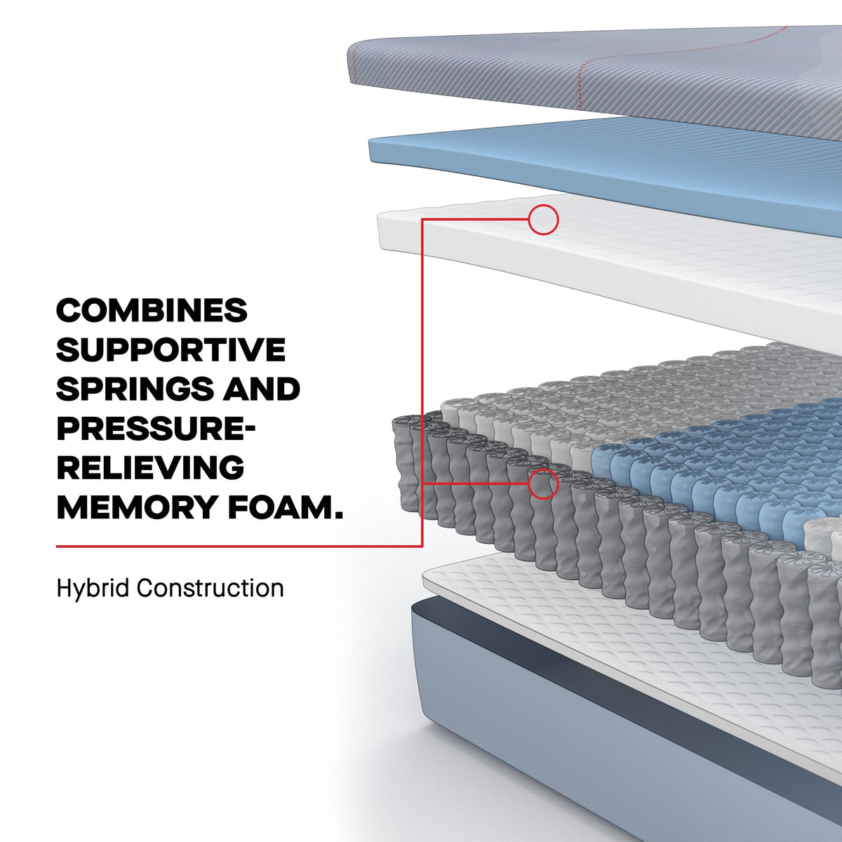 Sealy Posturepedic Medina II 12" Medium Hybrid Mattress